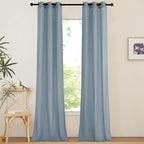 NICETOWN Linen Curtains 96 inches Long by NICETOWN