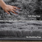 Shag Area Rugs for Bedroom Living Room, 6X9 Ultra Soft Fluffy Area Rugs for Dorm - Image 3