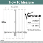 Yakamok Light Blocking Room Darkening Thermal Curtain Panels Blackout Curtains - Image 7