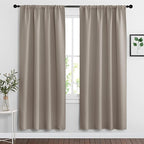 RYB HOME Blackout Curtains for Bedroom Living Room 72 inches Long, Thermal by RYBHOME
