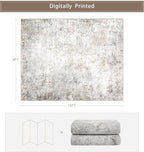 Washable Rugs 8x10 Area Rugs for Living Room, Modern Abstract Rugs for Bedroom - Image 2