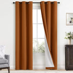 Yakamok Room Darkening 100% Blackout Curtains Grommet Window Treatments by Yakamok
