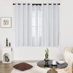 Deconovo Room Darkening Curtains, Thermal Insulated Noise Reduced Drapes - Image 2