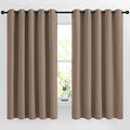 NICETOWN Blackout Bedroom Curtains 66 inches Long, Grommet Room Darkening by NICETOWN