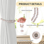 Magnetic Curtain Tiebacks, 6 Pack Curtain Holdbacks - Image 5