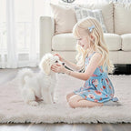 Area Rugs 9x12 Living Room, Shaggy Carpet Soft Plush Furry Bedside Rug Large - Image 7