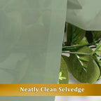 Aiyufeng Sage Green Curtains Sheer - Image 4
