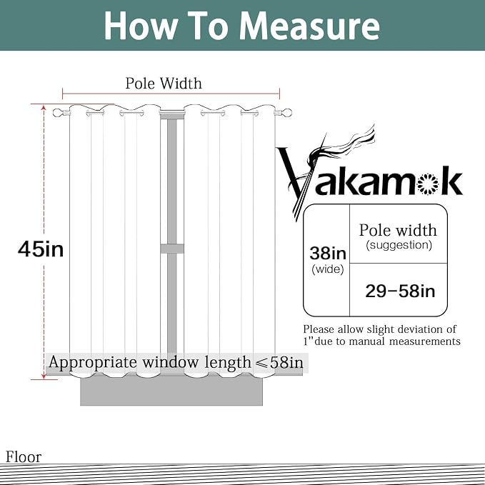 Yakamok Room Darkening Drapes Blackout Curtains Thermal Insulated Grommet - Image 7