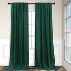 Dark Green Curtains 108 Inches Long - Image 8