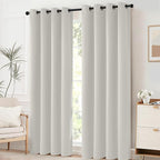 Yakamok Blackout Curtains Room Darkening Thermal Insulated Grommet top Window - Image 2