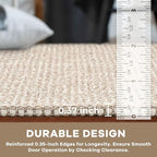 KOZYFLY Runners for Hallways 2x5 ft Washable Kitchen Runner Non Slip Rubber - Image 4