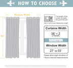 ChrisDowa 100% Blackout Curtains 63 inch Long - Image 7