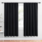 NICETOWN Black Blackout Curtain Blinds by NICETOWN
