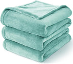 BEDELITE Fleece Blanket Twin Size Haze Blue Throw Blankets - Image 8