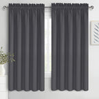 DWCN Bedroom Blackout Curtains 70 x 63 Inches Length 2 Panels Set, Solid by DWCN