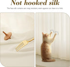 FMFUNCTEX Sheer Non-See-Through Butter Cream Curtains - Image 6