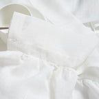 jinchan Ruffled Valance Curtain Slubbed Crossed Kitchen Valance Vintage - Image 9