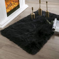 Ashler Faux Fur Rug, Fluffy Shaggy Area Rug Ultra Soft 2 x 2.9 Feet Rectangle by AshlerHomeDeco
