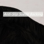 duduta Black Faux Sheepskin Runner Rugs 2x6 ft, Fluffy Shag Bedroom Rug Fur - Image 5