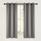 NICETOWN Room Darkening Cafe Satin Curtains by NICETOWN