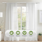 5/8” Diameter Curtain Rods 30-90 Inch, - Image 6