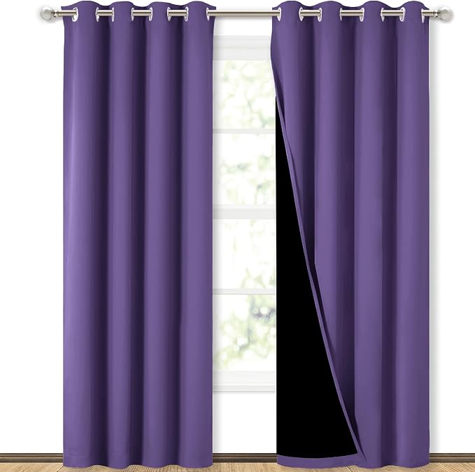 NICETOWN Total Shade Curtains and Draperies, Heavy-Duty Full Light Shading by NICETOWN