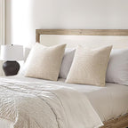 MIULEE Pack of 2 Couch Throw Pillow Covers 22x22 Inch Neutral Beige Modern Boho - Image 3