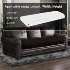 Leather Look Couch Cushion Covers Sofa Seat Slipcovers Sets Couches Furniture - Image 3