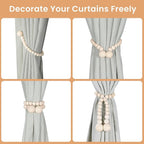 KLOGTSIND Magnetic Curtain Tiebacks, Curtain Tie Backs - Image 4