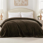 Exclusivo Mezcla Fleece Bed Blanket Twin Size, Super Soft and Warm Blankets - Image 2
