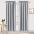 DWCN Silver Grey Blackout Curtains by DWCN