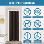 H.VERSAILTEX Doorway Curtain Blackout Closet Door Curtain Room Divider Window - Image 4