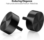 YaFex Heavy Duty Curtain Rods 32-150 Inch, 1 Inch Adjustable Black Curtain Rod - Image 5