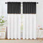 FRAMICS Farmhouse Cotton Linen Curtains by FRAMICS