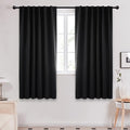 Deconovo Blackout Curtains, Thermal Insulated, W52 x L72 2 Panels, Back Tab by Deconovo