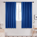 Deconovo Blackout Curtains, Thermal Insulated, W52 x L63 2 Panels, Back Tab by Deconovo