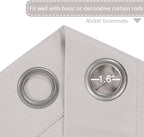 H.VERSAILTEX Blackout Patio Curtains 100 x 96 Inches - Image 3