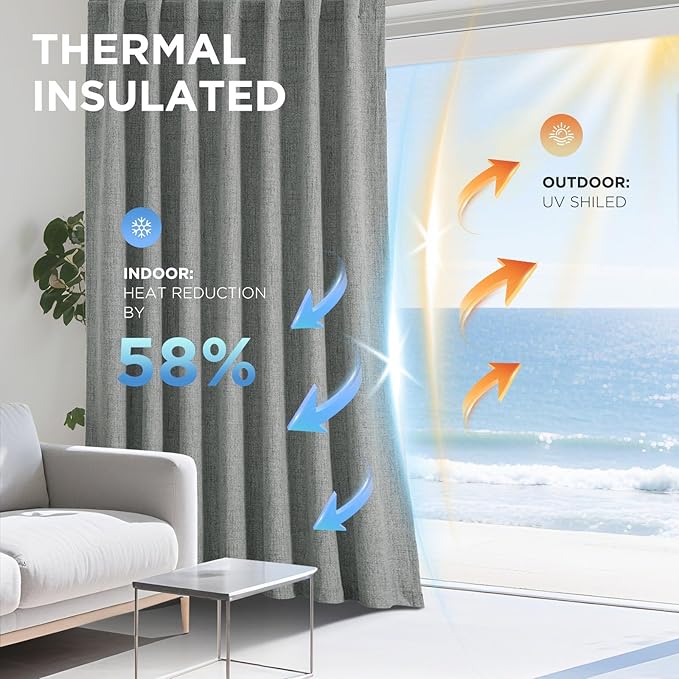Joydeco Blackout Curtains for Bedroom - Image 4