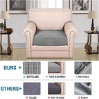 H.VERSAILTEX Stretch Couch Cushion Covers Individual Seat Sofa Chair Slipcovers - Image 2
