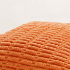 Fancy Homi 4 Packs Orange Fall Decorative Throw Pillow Covers 18x18 Inch - Image 5