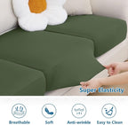 hyha Milk Silk Couch Cushion Covers - Image 5