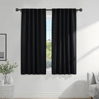 PONY DANCE Blackout Curtains 63 inch Length by PONYDANCE