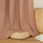 NICETOWN Linen Curtains for Bedroom 96 inches Long, Grommet Rustic Farmhouse - Image 7