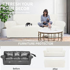 Easy-Going Stretch Sofa Slipcover 1-Piece Sofa Cover Furniture Protector Couch - Image 4