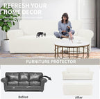 Easy-Going Stretch Oversized Loveseat Slipcover 1-Piece Sofa Cover Furniture - Image 4