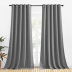 NICETOWN Silver Grey Blackout Curtain Panels by NICETOWN