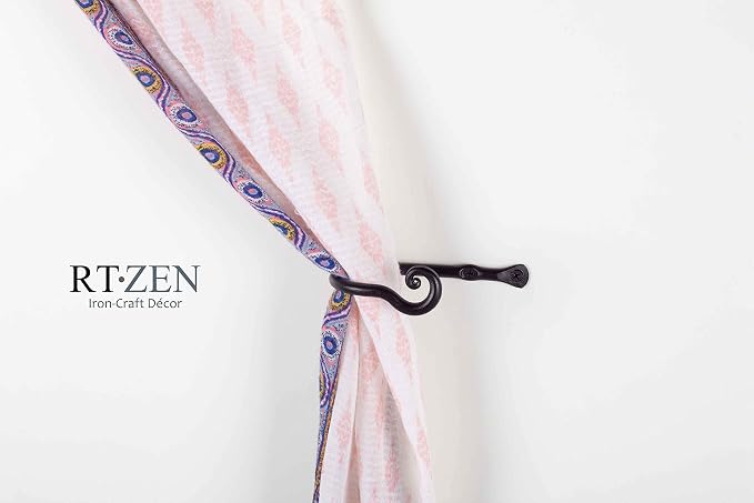 RTZEN Decorative Metal Curtain Tiebacks - Image 7