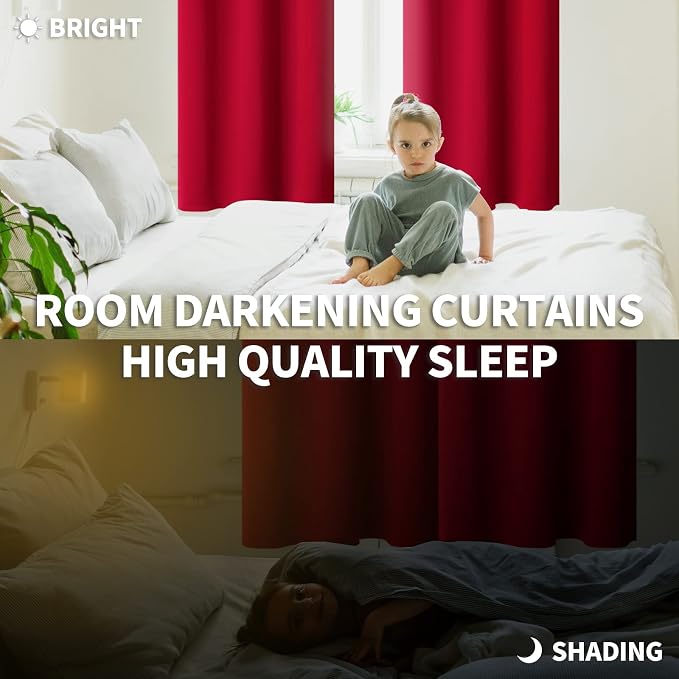 BGment Room Darkening Curtains 54 Inches Long - Image 3