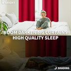 BGment Christmas Room Darkening Curtains 84 Inches Long - Image 3