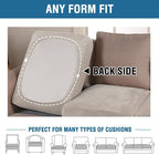 H.VERSAILTEX Velvet Stretch Couch Cushion Cover Plush Cushion Slipcover - Image 5